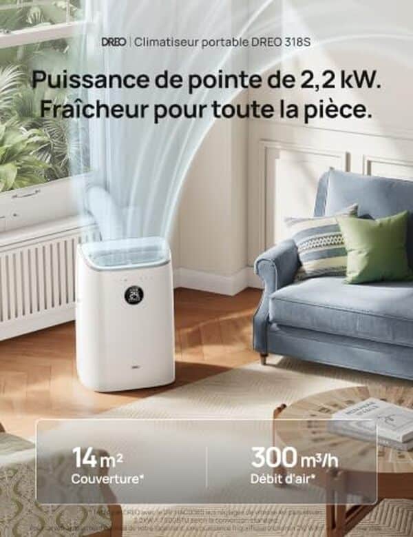 Découvrez notre test détaillé du climatiseur mobile DREO AC318S 7500 BTU. Performance, silence et efficacité énergétique : tout ce qu'il faut savoir avant d'acheter.