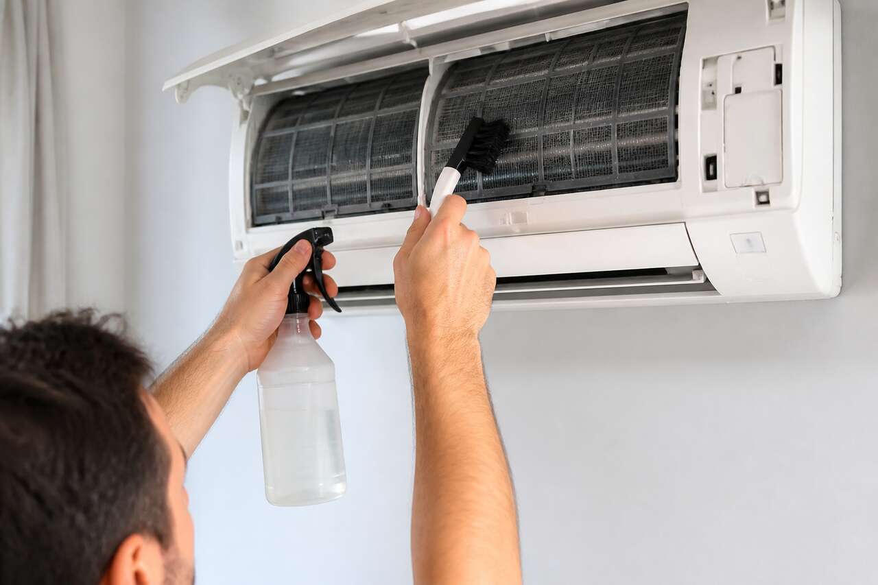 Nettoyer une climatisation : les gestes sûrs à faire soi-même, étape par étape Nettoyer une climatisation : les gestes sûrs à faire soi-même, étape par étape