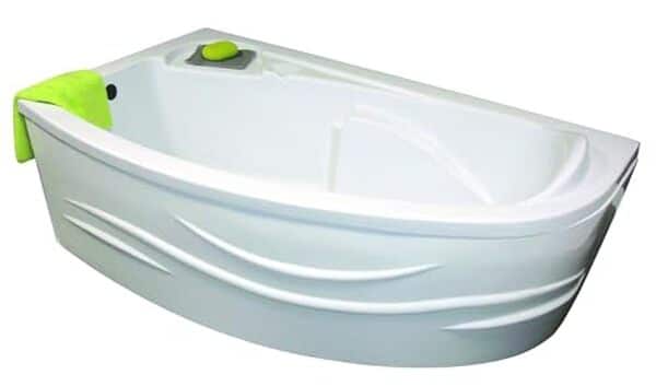 Découvrez la baignoire d'angle Ondée Fany 160x90cm : la solution idéale pour optimiser l'espace de votre salle de bain avec style et confort. 