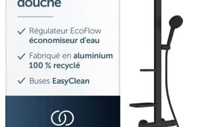 Test de la colonne de douche Ideal Standard Ceratherm Alu+ en aluminium recyclé noir mat