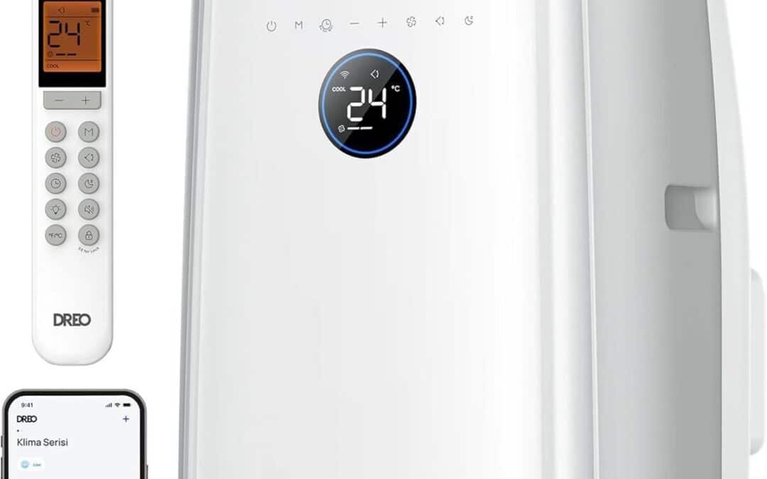 Test : dreo climatiseur portable 10 000 BTU, multifonction et silencieux