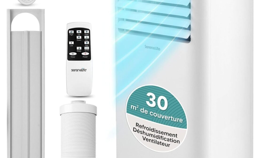 Test du climatiseur portable SereneLife 9 000 BTU : performance 3 en 1