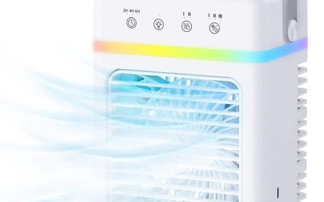 Test du mini climatiseur mobile 900ml : fraîcheur portable optimisée