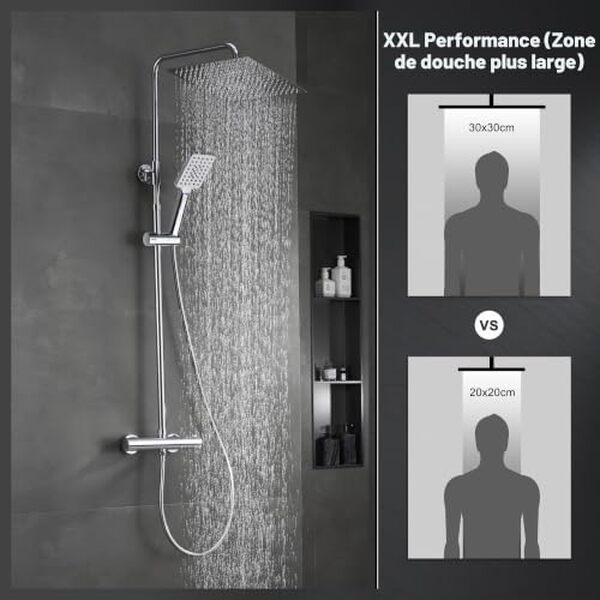 Découvrez notre test complet de la colonne de douche Görbach en acier inoxydable avec mitigeur thermostatique : performances, avantages et verdict final. 