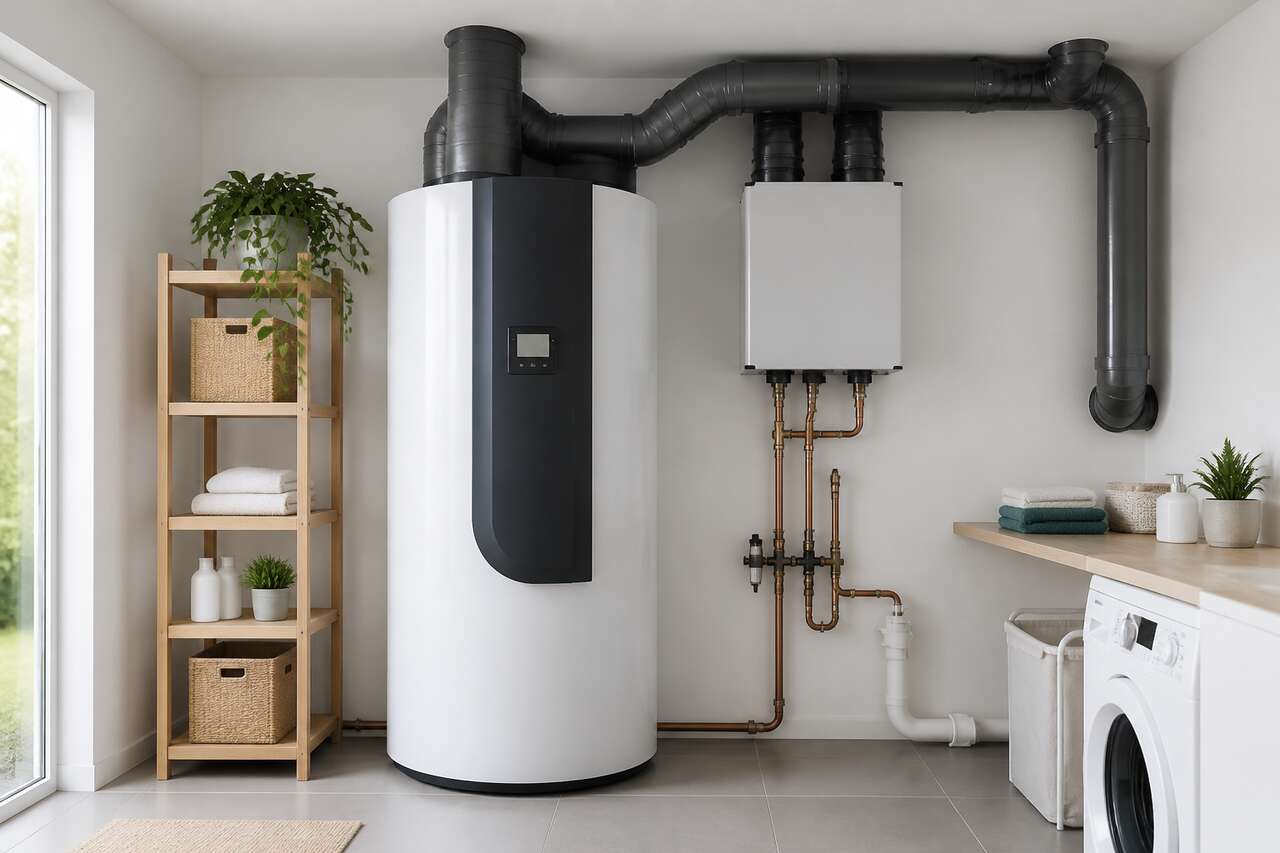 Chauffe-eau thermodynamique sur air extrait : comment fonctionne-t-il couplé à la VMC ?