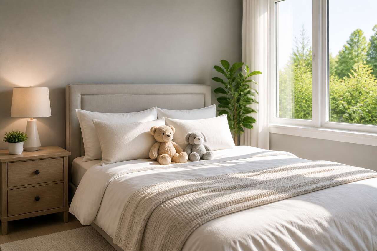 Plan d’attaque sur la literie: matelas, oreillers, couette, peluches Plan d’attaque sur la literie: matelas, oreillers, couette, peluches