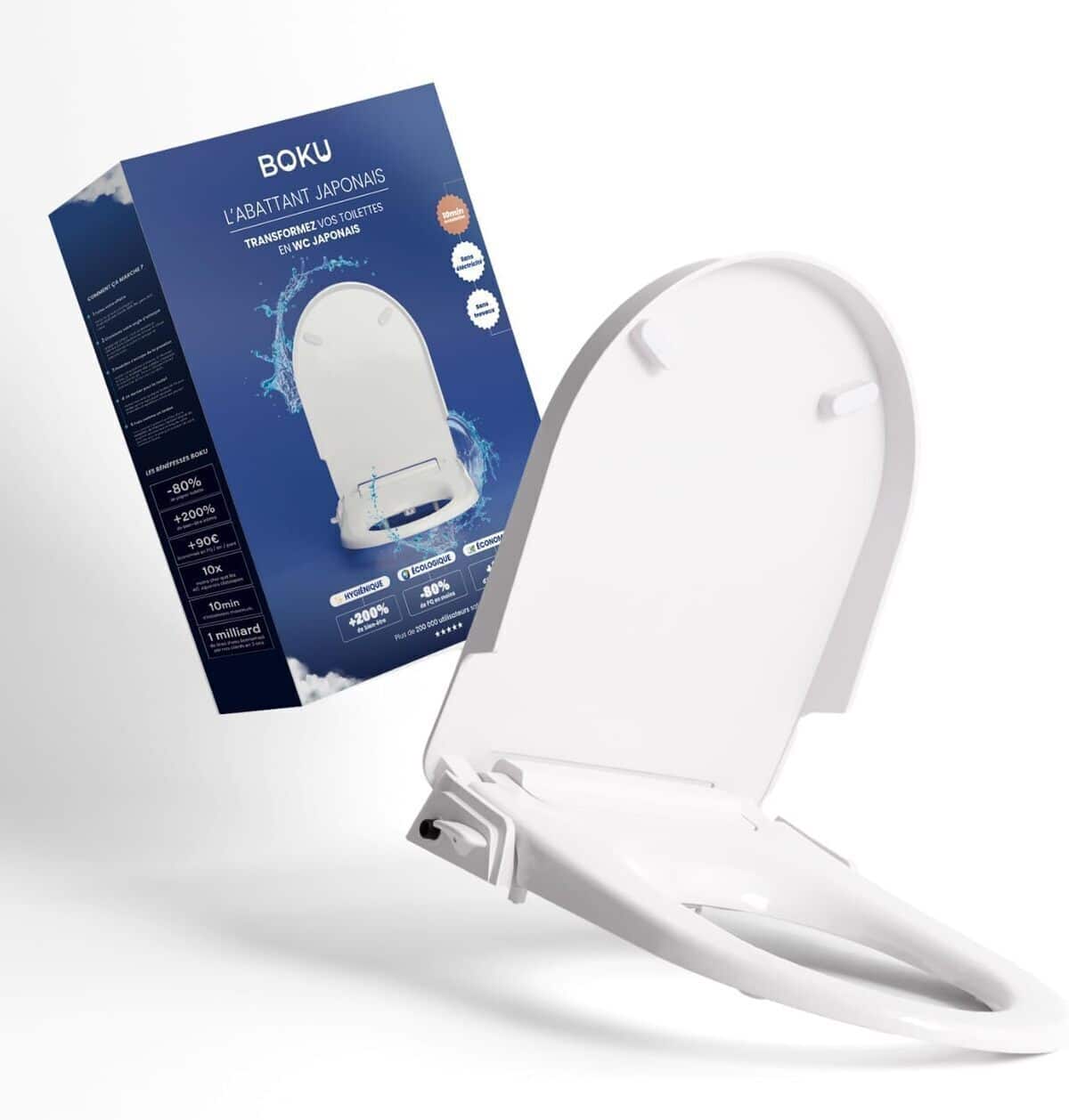 Test : abattant japonais BOKU avec filtre hydro et lavage par jets avant & arrière