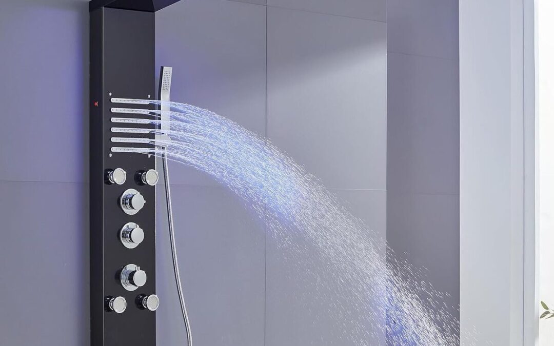 Test de la colonne de douche Kinkibos : hydromassage LED et 6 fonctions
