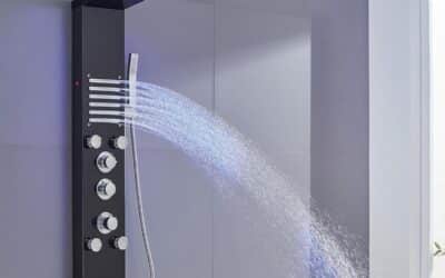 Test de la colonne de douche Kinkibos : hydromassage LED et 6 fonctions
