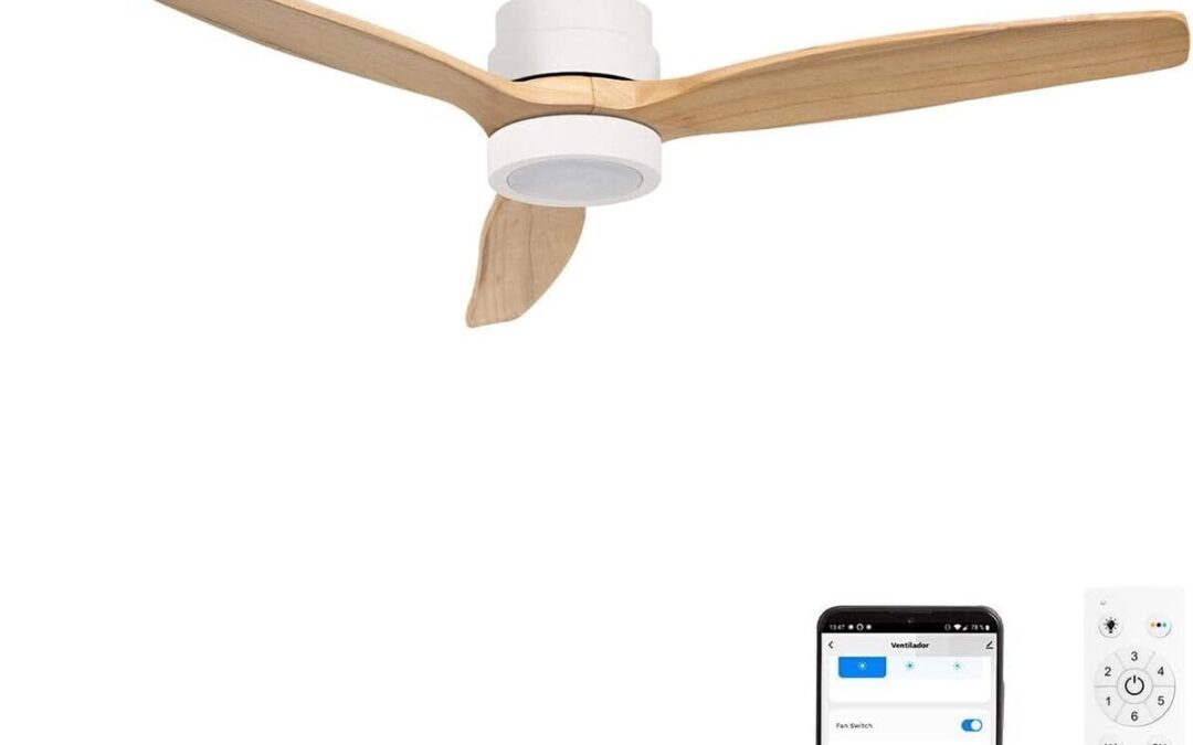 Test du ventilateur de plafond Windstylance : design bois et technologie avancée