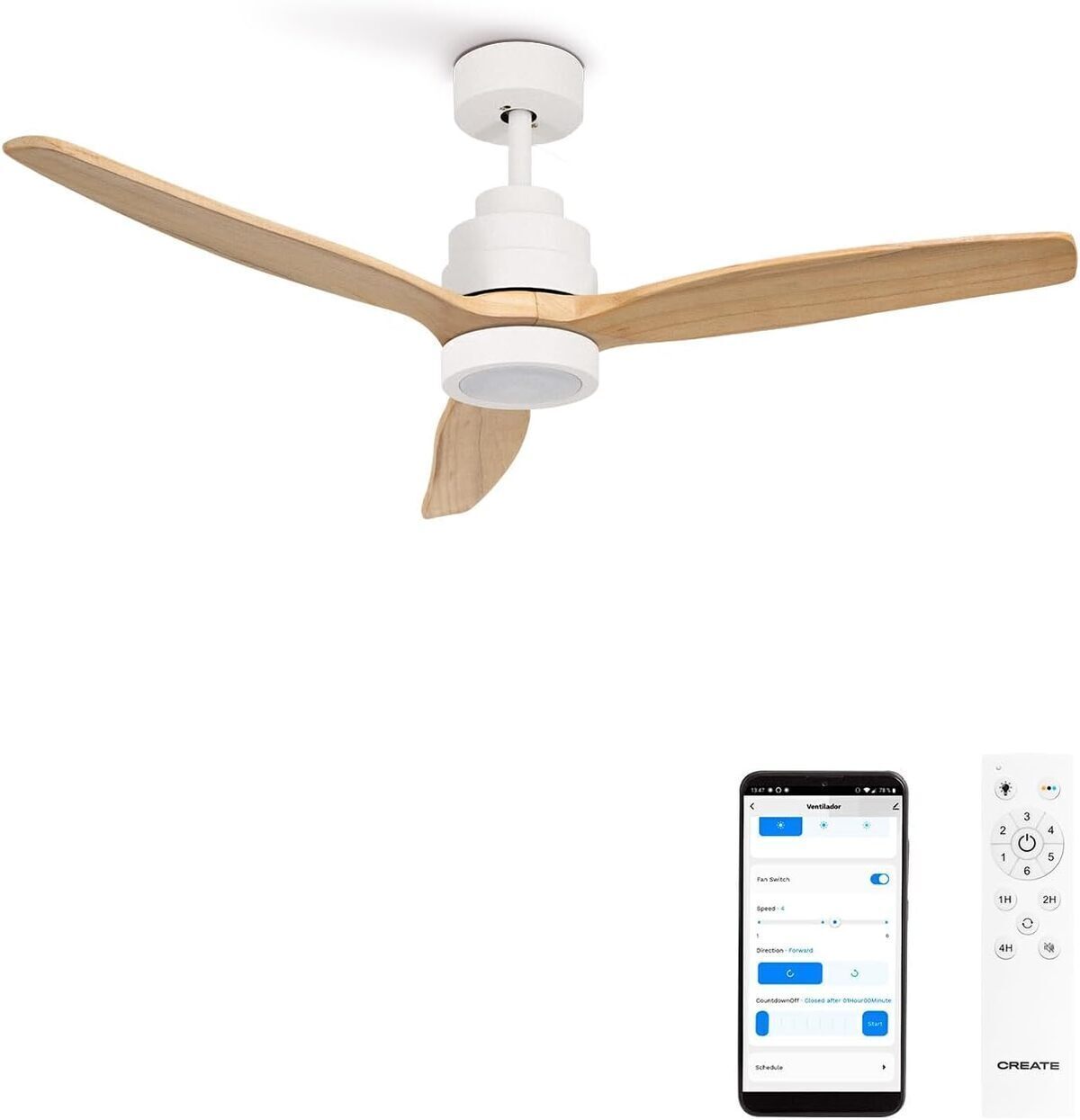 Test du ventilateur de plafond Windstylance : design bois et technologie avancée