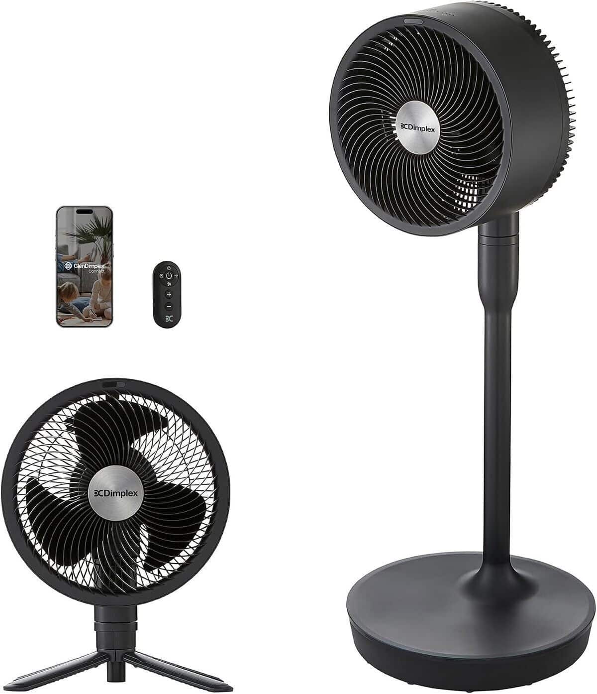 Test du ventilateur Dimplex Duocool : performance et connectivité