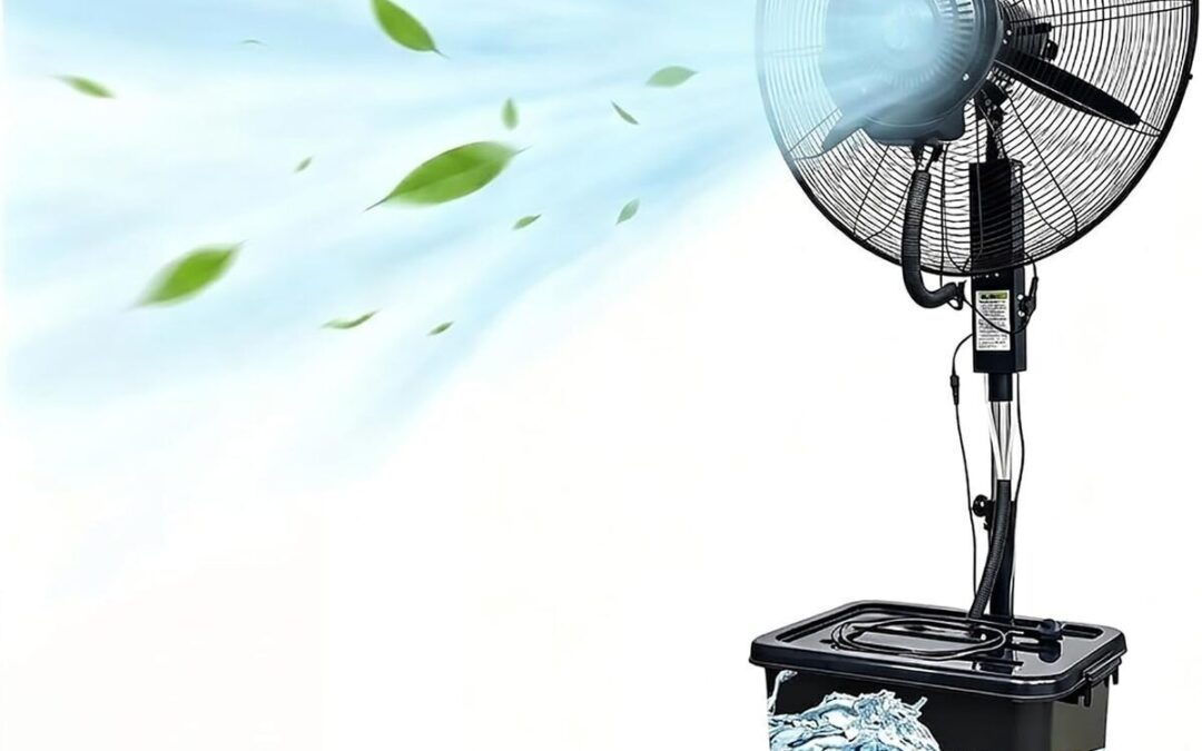 Test : ventilateur brumisateur industriel 42L haute vitesse