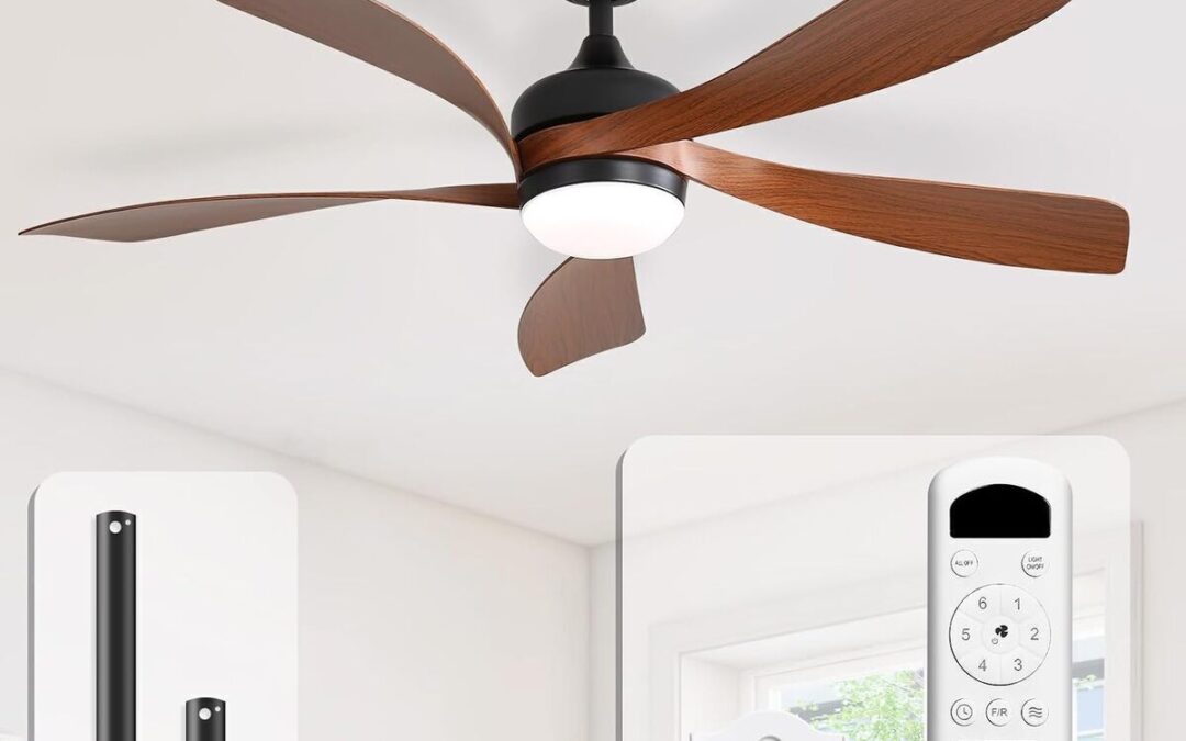 Test : ventilateur Sofucor 132 cm avec lumière et télécommande