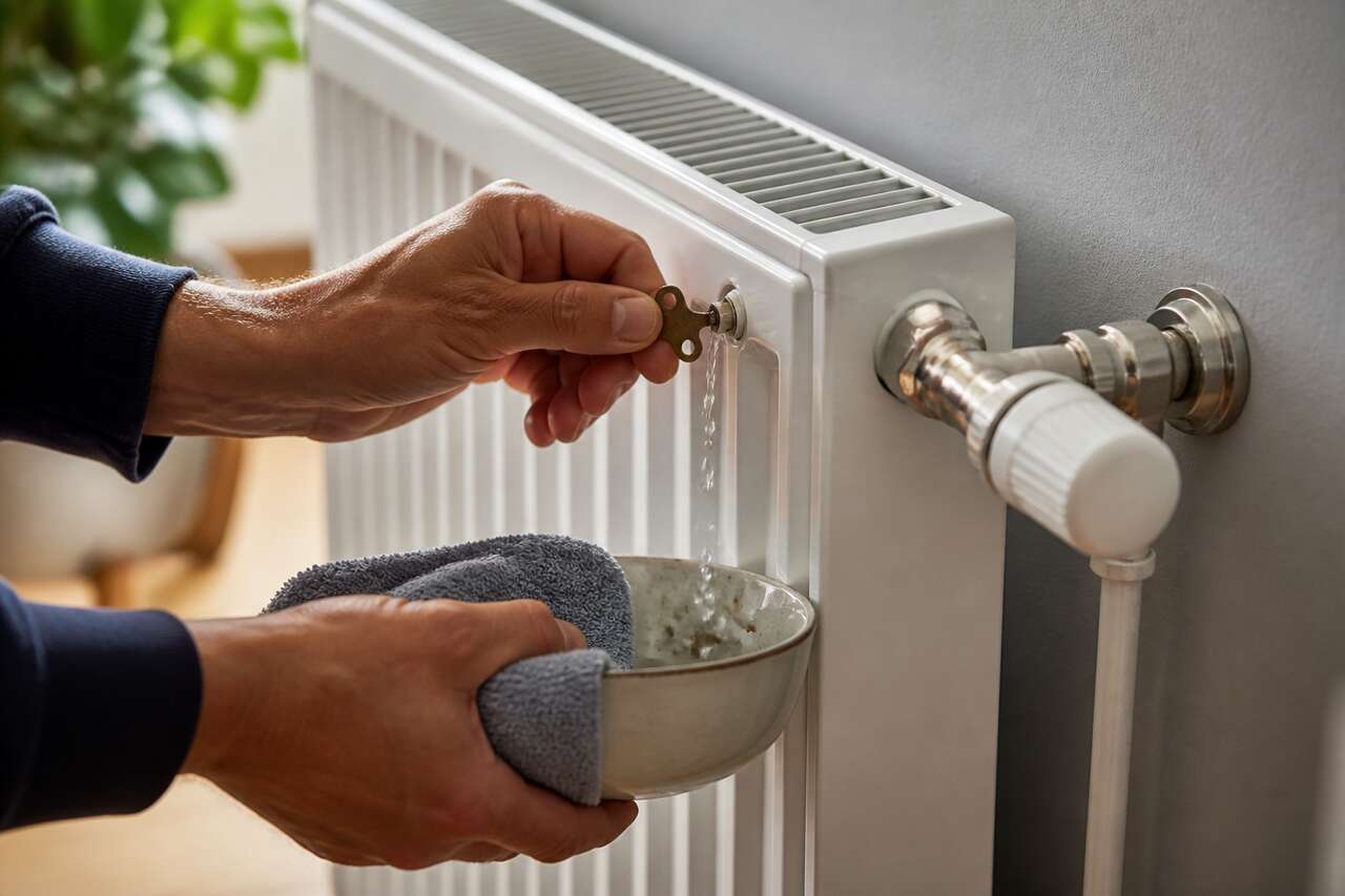 Chauffage à eau: rétablir la circulation et purger les radiateurs Chauffage à eau: rétablir la circulation et purger les radiateurs