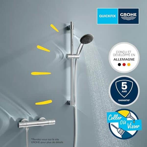 Découvrez notre test complet du mitigeur thermostatique Grohe Precision Get : performances, économies d'eau et avantages pour votre salle de bain.