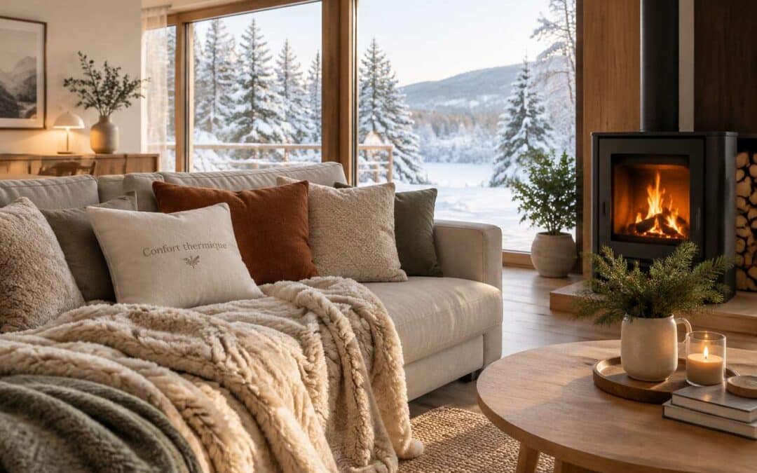 Améliorer le confort thermique de son salon en hiver sans gros travaux