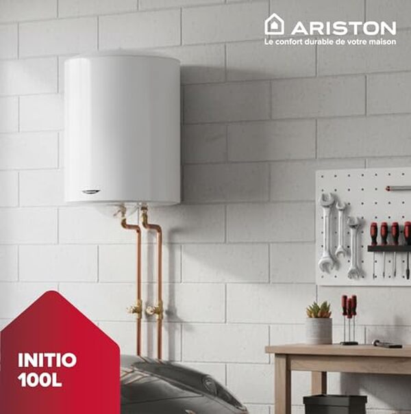 Découvrez notre test complet du chauffe-eau Ariston Initio 100 L : performances thermiques, installation murale facile et avis utilisateur pour bien choisir votre ballon d'eau chaude.