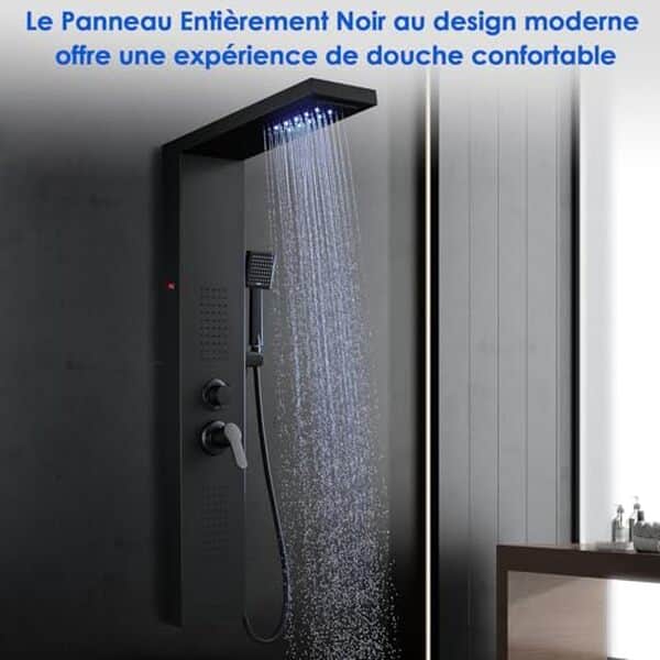 Découvrez notre test détaillé de la colonne de douche LED hydromassante Rovogo avec ses 5 modes innovants. Avis, caractéristiques et performances pour votre salle de bain.