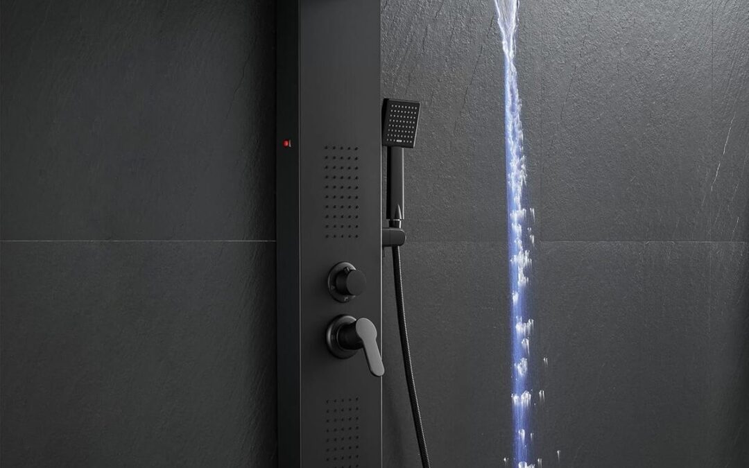 Test : colonne de douche LED hydromassante Rovogo, 5 modes innovants
