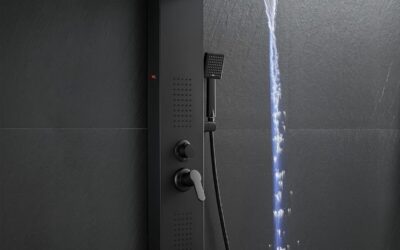 Test : colonne de douche LED hydromassante Rovogo, 5 modes innovants