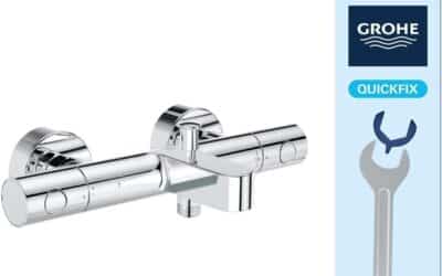 Test du mitigeur thermostatique Grohe Precision Get : performance et design chromé