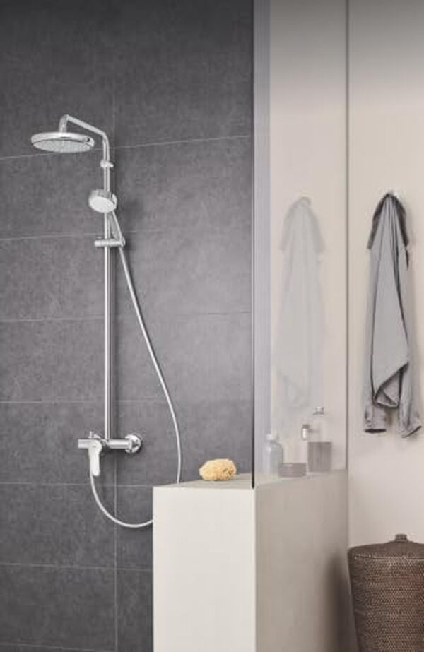 Découvrez notre test détaillé de la colonne de douche Grohe Tempesta Systems 210 en chrome : performances, design et avis utilisateur. 