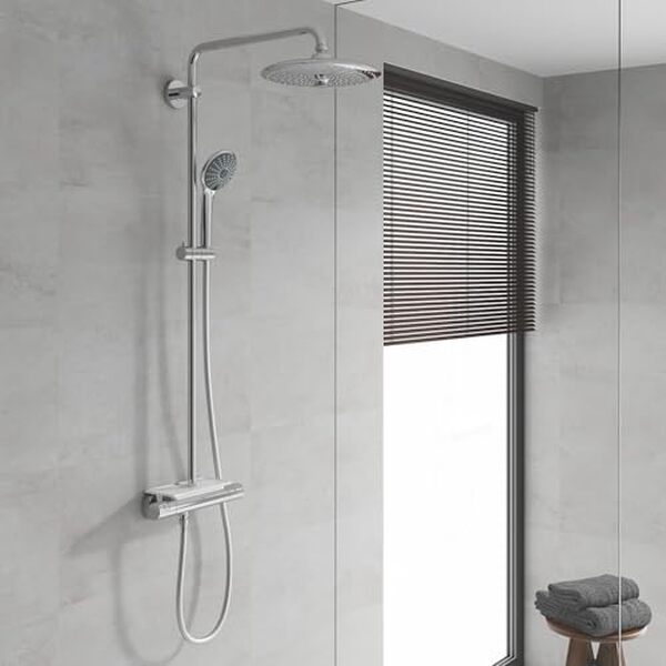 Découvrez notre test détaillé de la colonne de douche Grohe Vitalio Joy 260 : design moderne, économie d'eau et performances exceptionnelles pour votre salle de bain. 