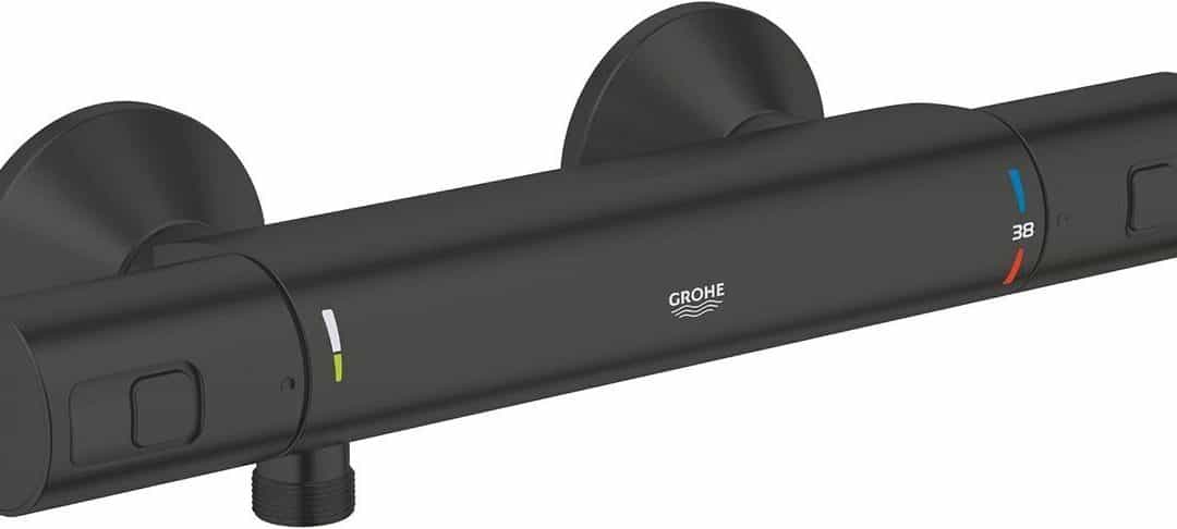 Test du mitigeur thermostatique Grohe Precision Start noir mat